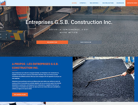 Les Entreprises GSB Constructions Inc.