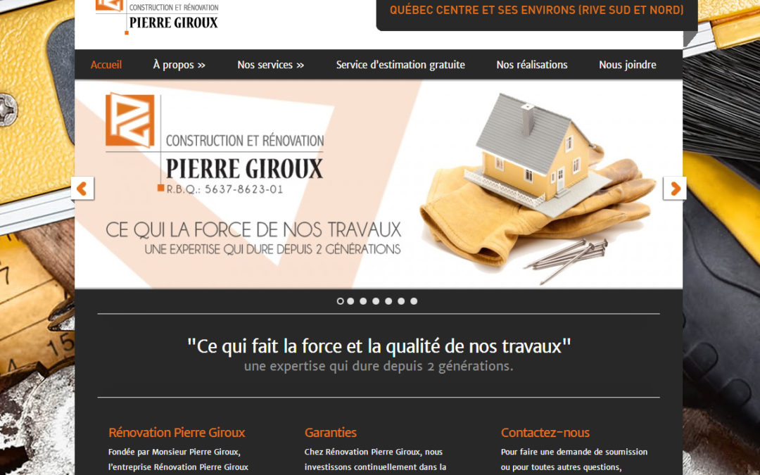 Construction Rénovation Pierre Giroux