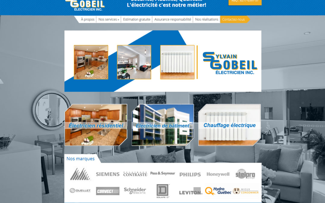 Électricien Sylvain Gobeil