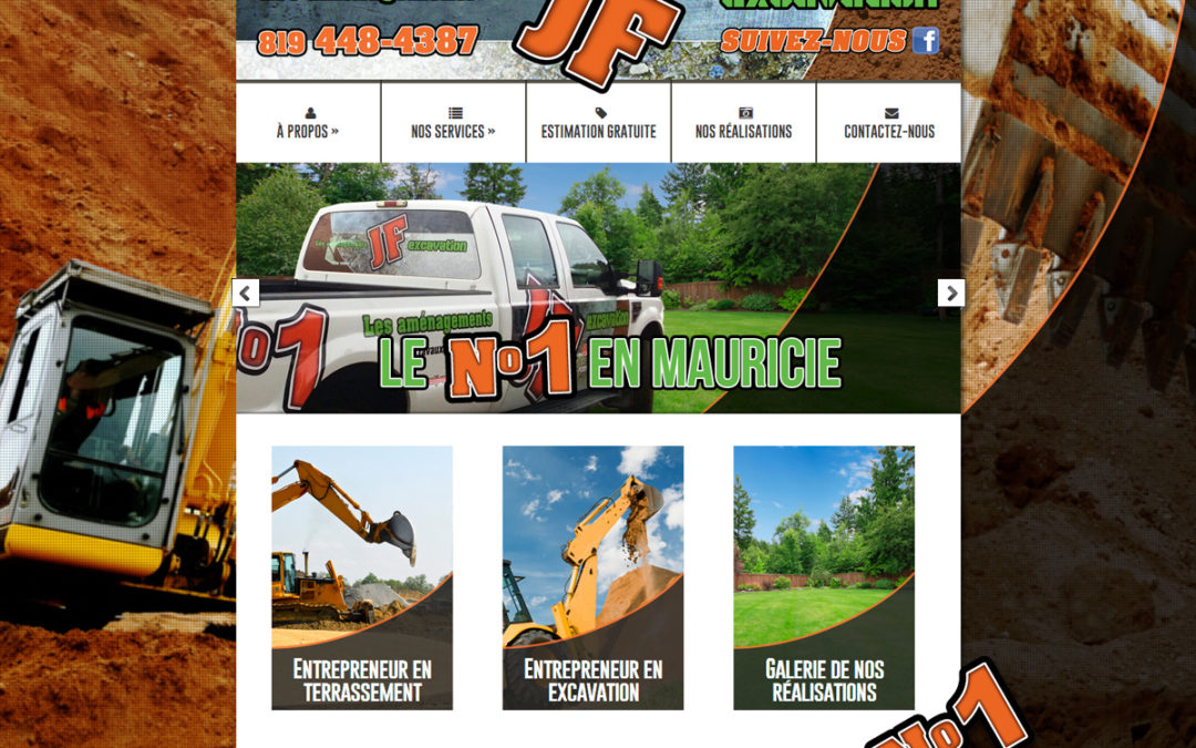 Les aménagements JF excavation