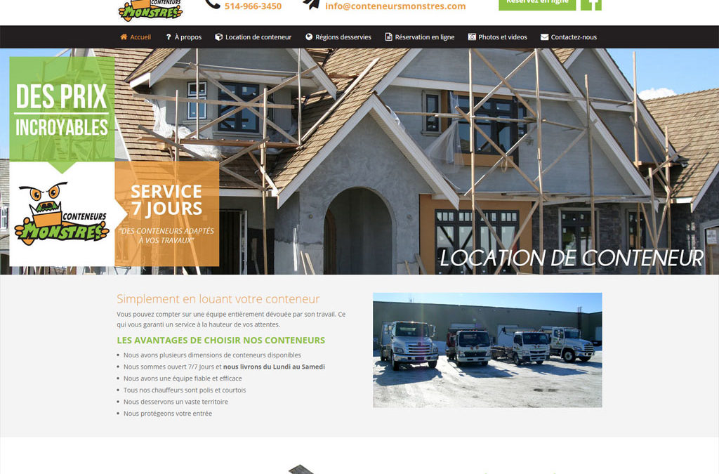 Conteneurs Monstres