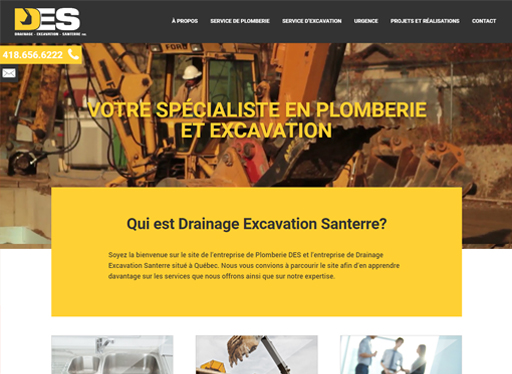 Drainage Excavation Santerre