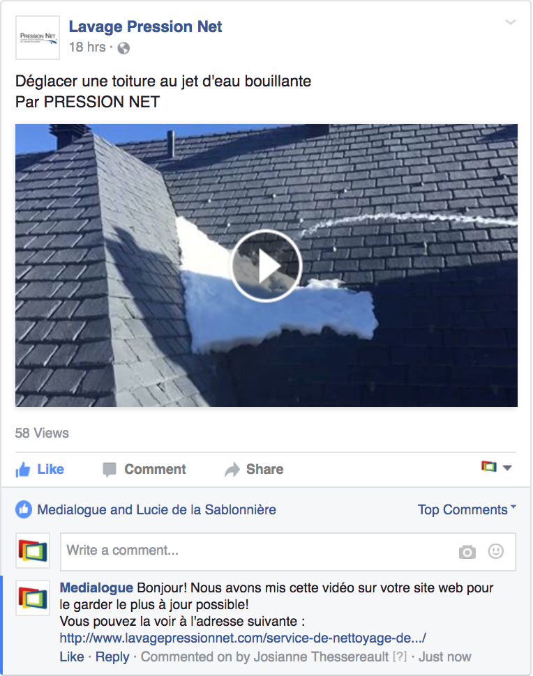 Marketing web et Facebook : Promotion d'une d'entreprise sur Facebook - Medialogue