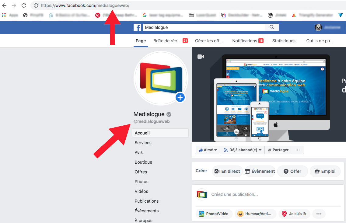 Comment voir le fil actualité de page Facebook - Medialogue