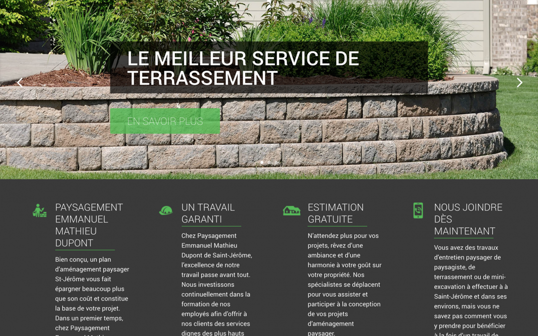 Paysagement Emmanuel Mathieu Dupont