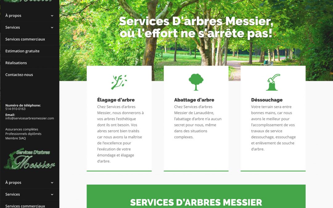 Services d&rsquo;arbres Messier