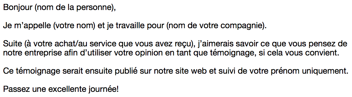 Comment obtenir des témoignages pour mon entreprise - Medialogue Comment obtenir des témoignages pour mon entreprise - Medialogue
