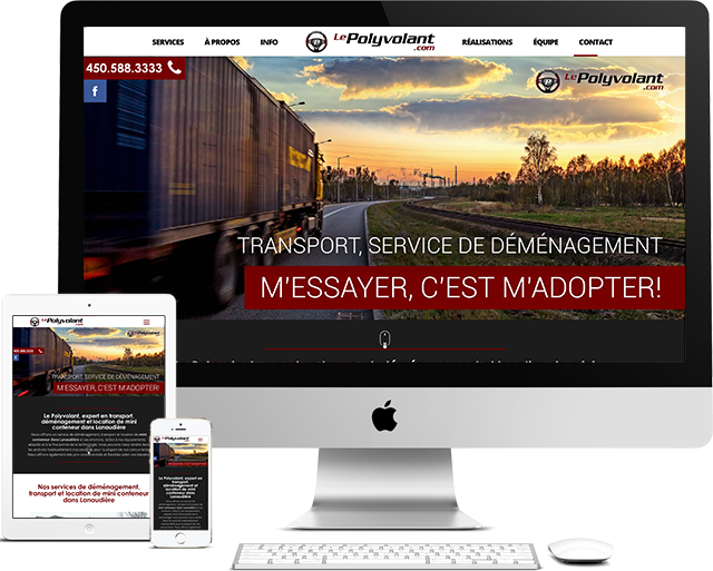 Le Polyvolant - Medialogue (Conception de site web)
