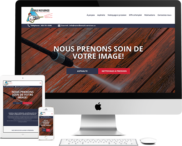 Rainville Multi-Services (Conception de sites web) - Medialogue