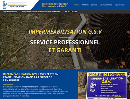 Imperméabilisation G.S.V