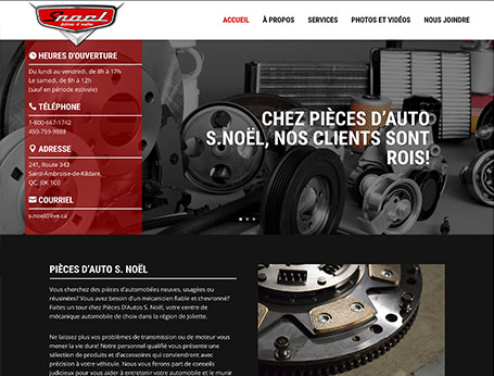 Pièces d&rsquo;auto S. Noël