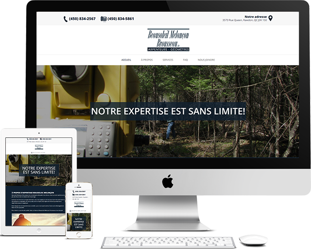 Démo Arpentage Beausoleil-Mélançon (Conception de site web) - Medialogue