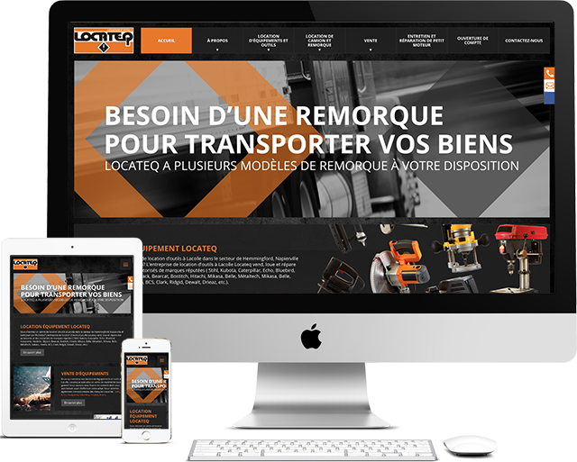 Locateq (Conception de site web) - Medialogue
