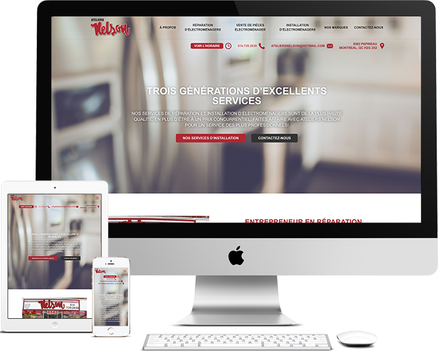 Ateliers Nelson Portfolio (conception de site web)- medialogue