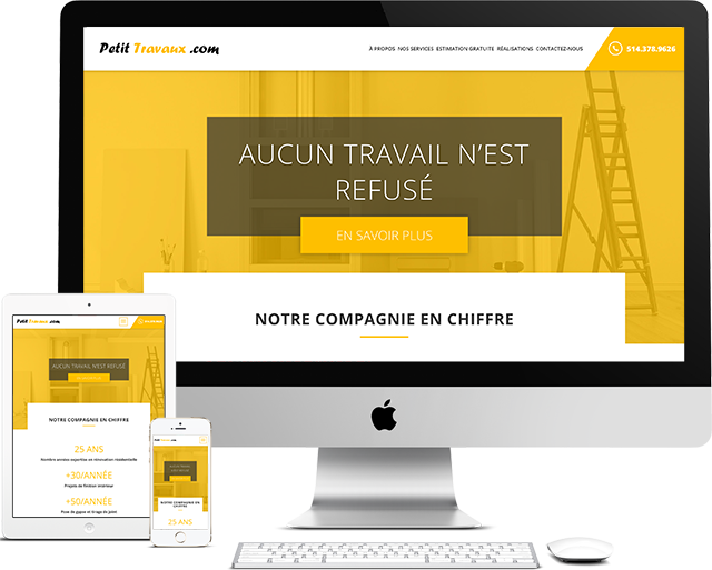 Petits Travaux.com Portfolio - Medialogue (Conception de sites web)