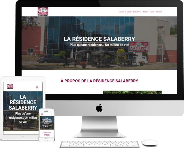 Demo de Résidence Salaberry (conception de site web responsive) - Medialogue