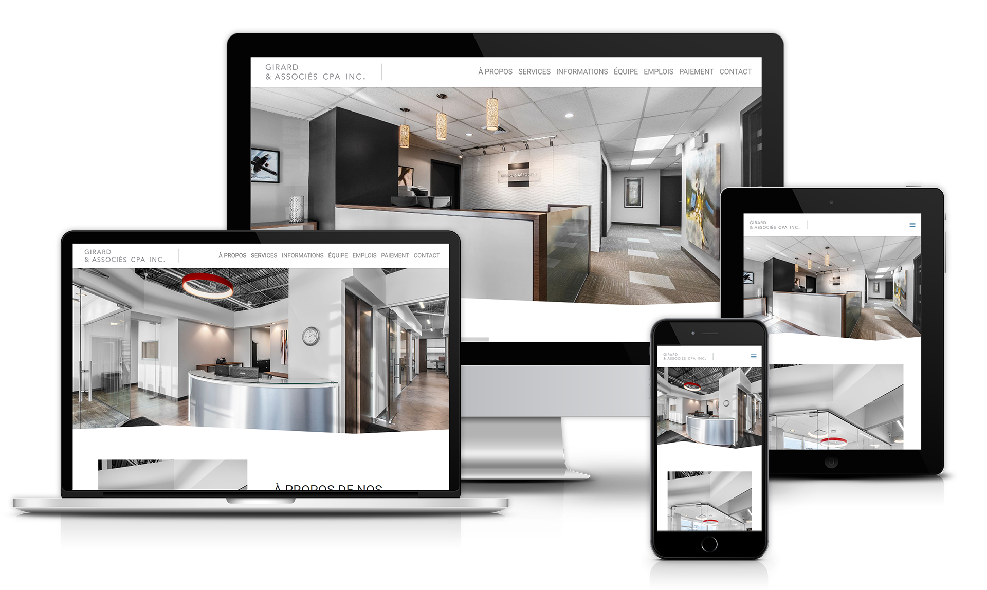 Girard & Associés CPA Inc - Medialogue conception de site web