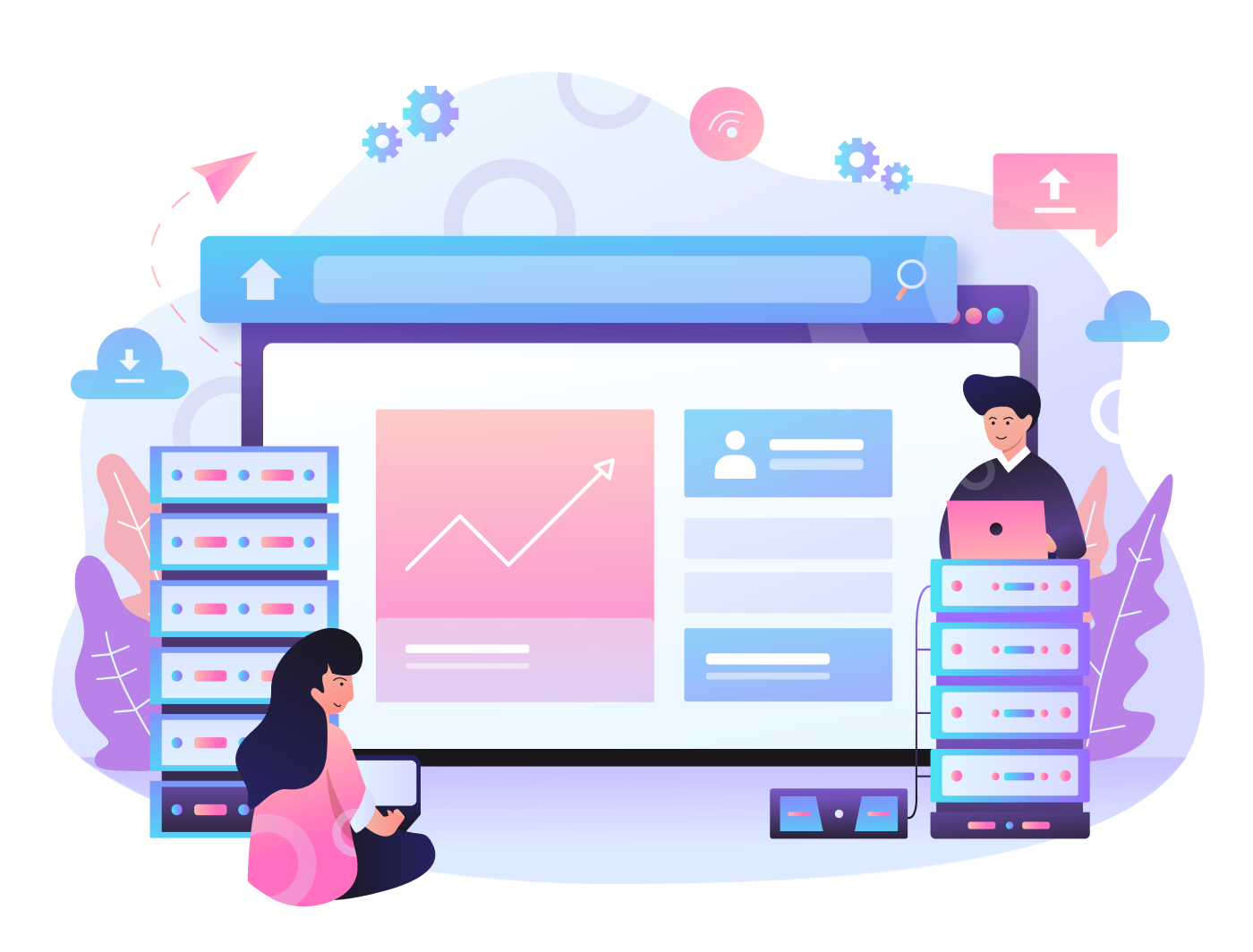 Website hosting service and WordPress site - web host - Medialogue Web agency specializing in the design of websites and showcase sites in Montreal