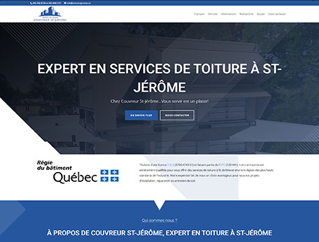 Service de conception de site  "ONE PAGER" pas cher partout au Québec - Medialogue agence web spécialiste de la conception de site WordPress et de référencement naturel et payant SEO/ SEM situé à Montréal