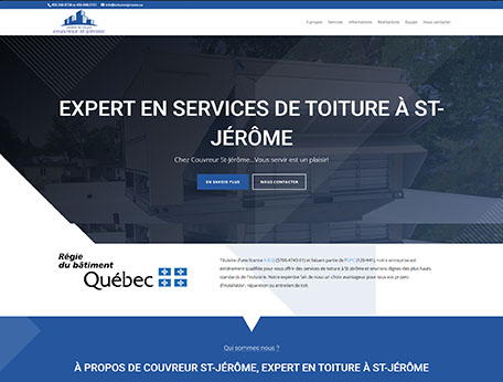Service de conception de site "ONE PAGER" pas cher partout au Québec - Medialogue agence web spécialiste de la conception de site WordPress et de référencement naturel et payant SEO/ SEM situé à Montréal