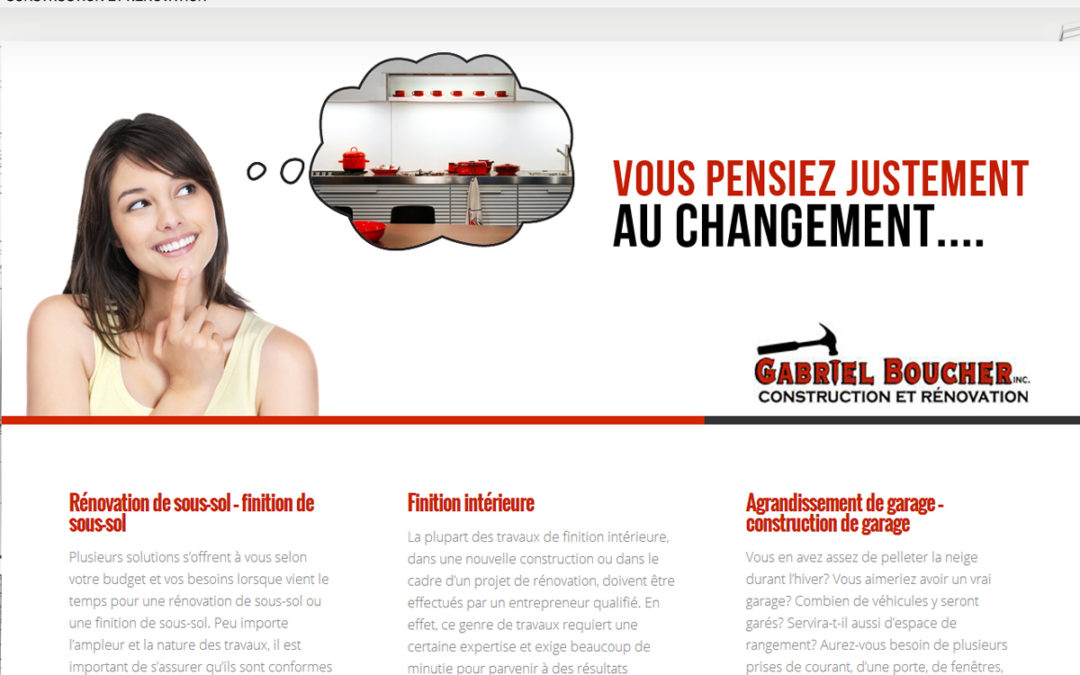 Rénovation Gabriel Boucher