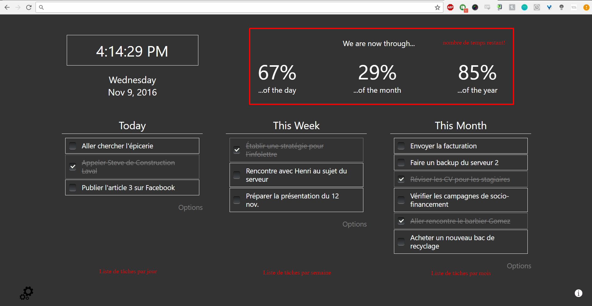 priori tab - extension chrome - medialogue