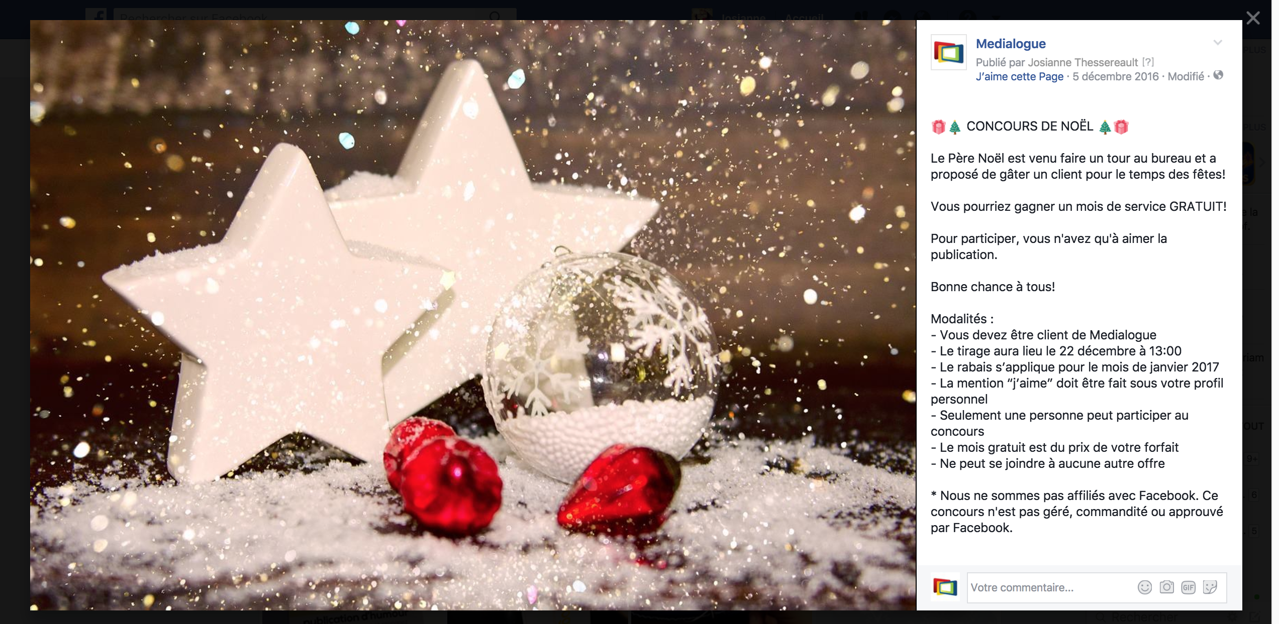 Comment faire un concours sur une page Facebook d'entreprise - Medialogue