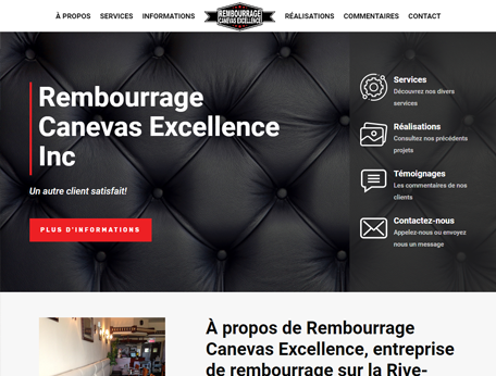 Rembourrage Canevas Excellence Inc