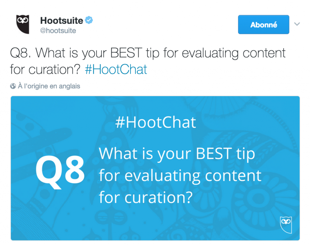 Promotion d'une page Facebook d'entreprise - Page Twitter de Hootsuite Promotion d'une page Facebook d'entreprise - Page Twitter de Hootsuite