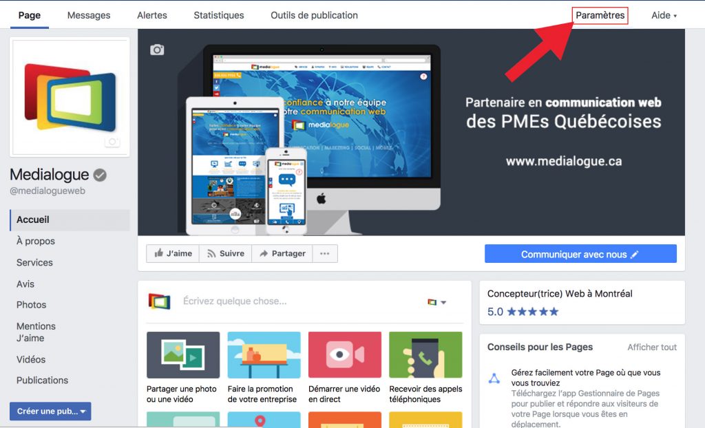Avoir une page Facebook avec du succès - Medialogue Avoir une page Facebook avec du succès - Medialogue